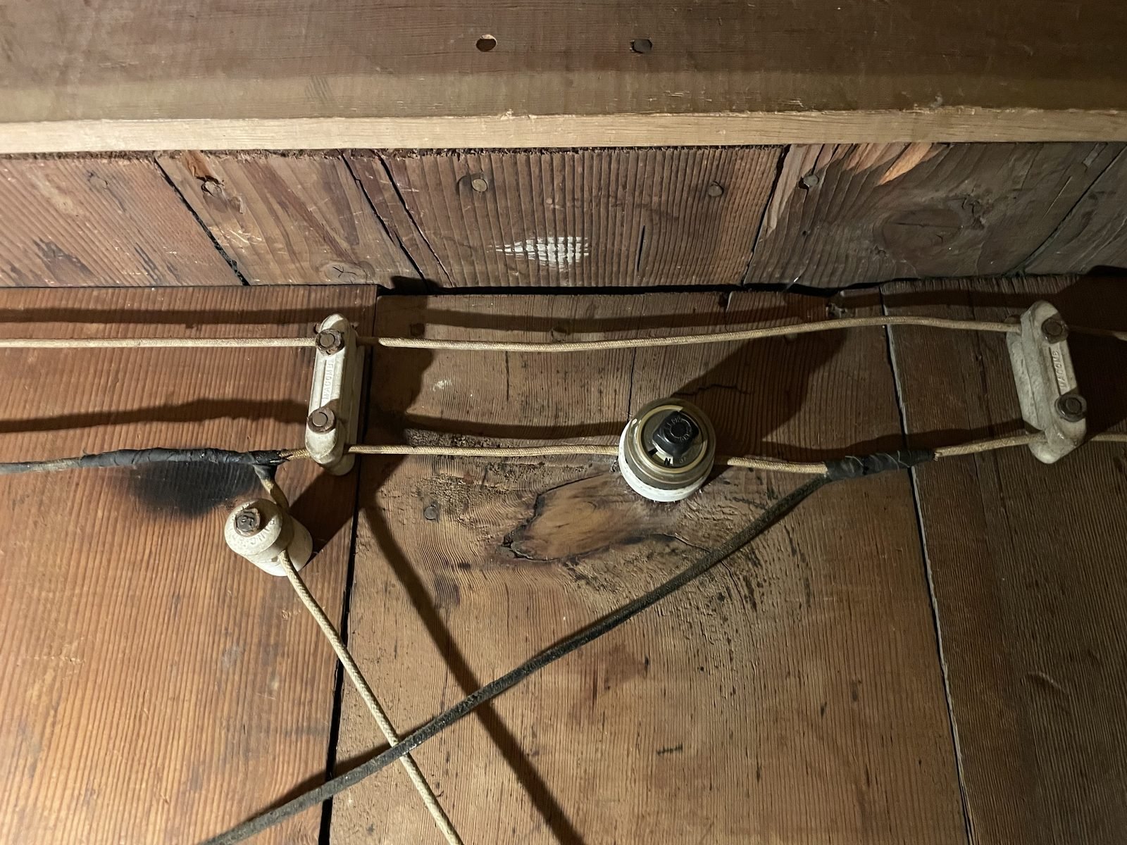 Knob and tube wiring found during a Bremerton home inspection